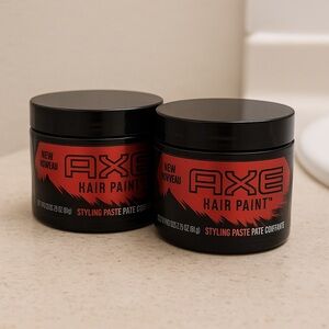 🔥Axe Hair Paint Red 2.3oz Lot Of 2  Temporary Hair Color Easy to Wash Out Color